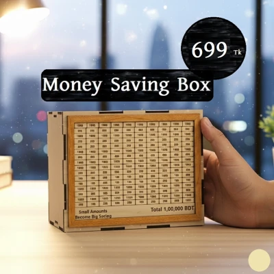 Wooden saving box secondary